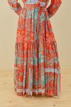 Vintage Vual Elbise-Oranj -MRW-1718