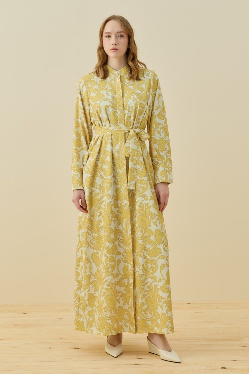Le Lys Elbise-Gold -MRW-1776