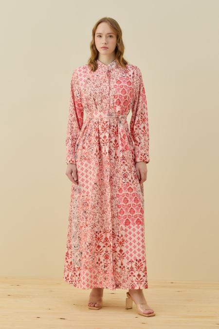 Le Lys Elbise-Fuşya 