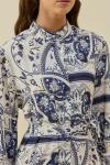 Bloom Serisi Elbise-Lacivert-MRW-1708