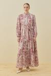 Bloom Serisi Elbise-Bordo-MRW-1758