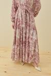 Bloom Serisi Elbise-Bordo-MRW-1758