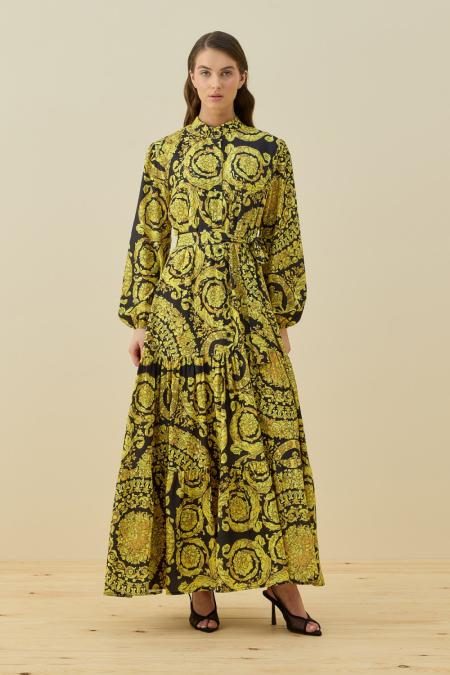 Bloom Serisi Elbise-Gold