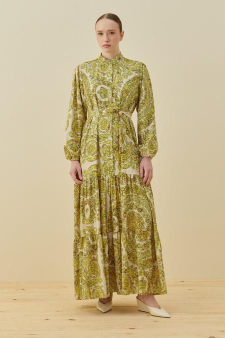 Bloom Serisi Elbise-Sarı 