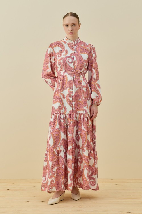Bloom Serisi Elbise-Pembe -MRW-1731