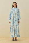Marakeş Elbise-Buz Mavi 