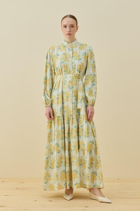 Bloom Serisi Elbise-Sarı
