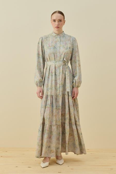 Bloom Serisi Elbise-Taş 