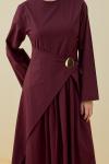 Chic Elbise-Bordo -MRW-1621