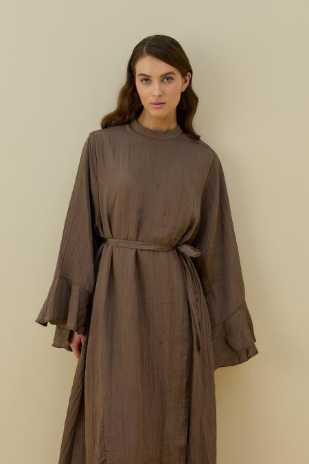 Sofia Elbise-Kahverengi 