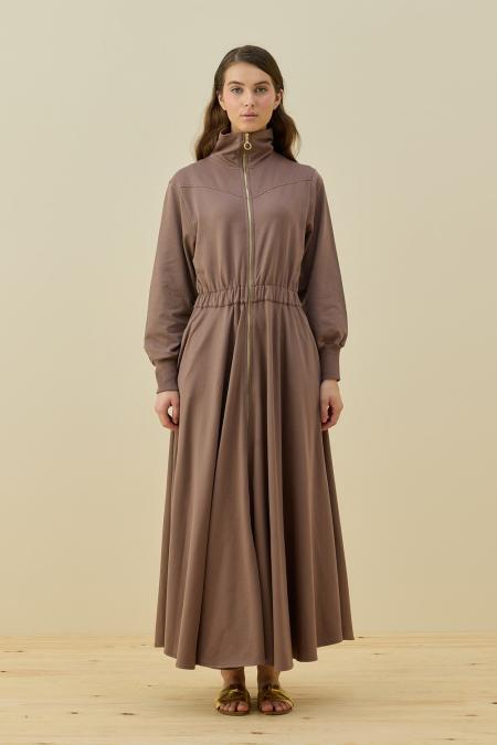 Penye Kolej Elbise-Moka 