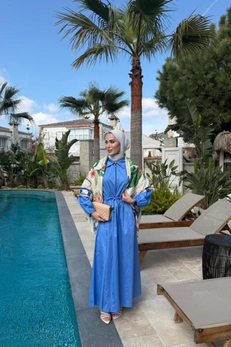 Maldiv Elbise-Mavi -MRW-1636