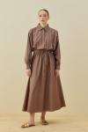 Basic Poplin Elbise-Vizon -MRW-1638