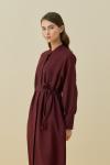 Vietnam Elbise-Bordo -MRW-1777