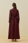Vietnam Elbise-Bordo -MRW-1777