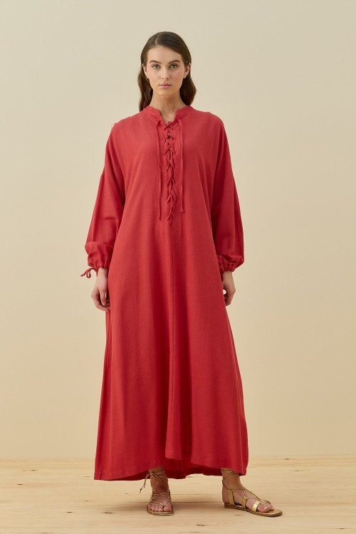 Robe Elbise-Nar Çiçeği -MRW-1680