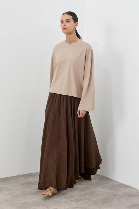 ST. Tropez Takım-Kahverengi 