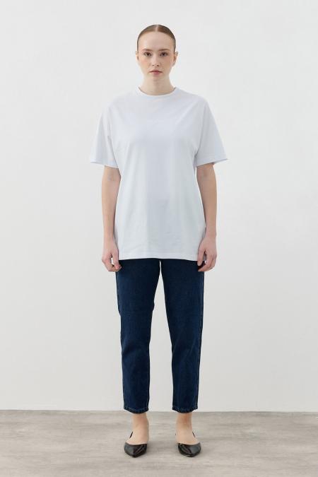 Kısa Kol Tshırt-Beyaz 