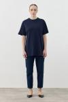Kısa Kol Tshırt-Lacivert -MRW-1809