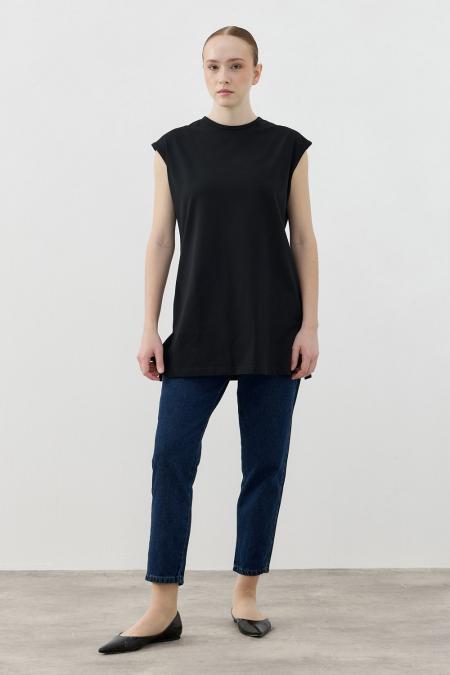 Kolsuz Tshırt-Siyah 