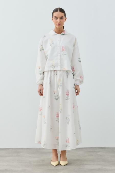 Soft Linen Takım-Ekru 