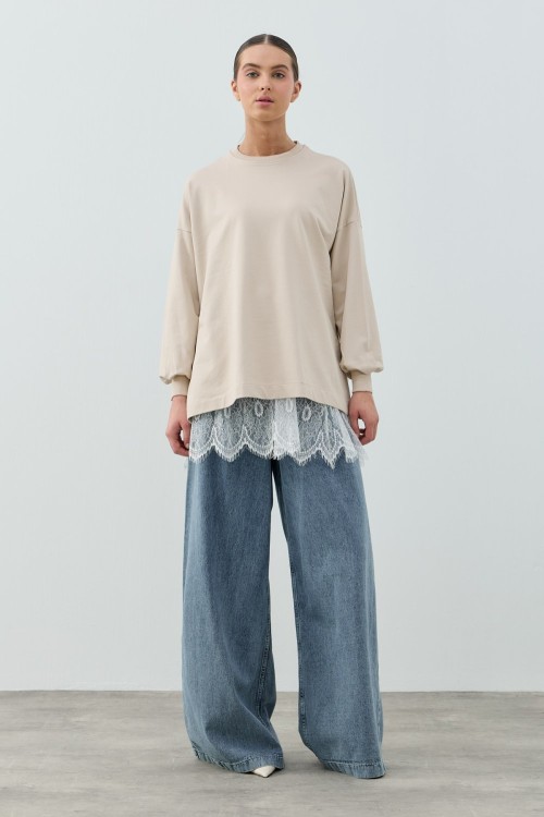 Loli Sweat-Bej -MRW-1793