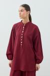 Seashell Takım-Bordo -MRW-1762