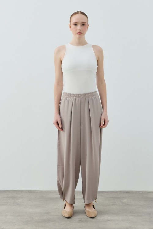 Spor Krep Pantolon-Vizon -MRW-1628
