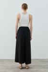 Comfy Krep Pantolon Etek-Siyah-MRW-1782