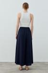 Comfy Krep Pantolon Etek-Lacivert-MRW-1782