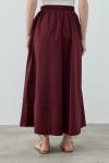New Poplin Etek-Bordo -MRW-1631