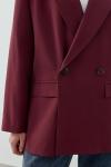 Blazer Ceket-Bordo -MRW-1806