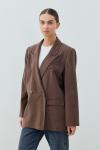 Blazer Ceket-Kahverengi -MRW-1806