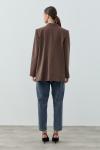 Blazer Ceket-Kahverengi -MRW-1806