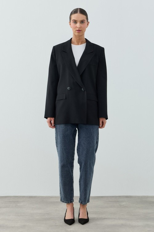 Blazer Ceket-Siyah -MRW-1806