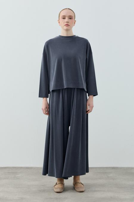 Basic Bambu Takım-İndigo