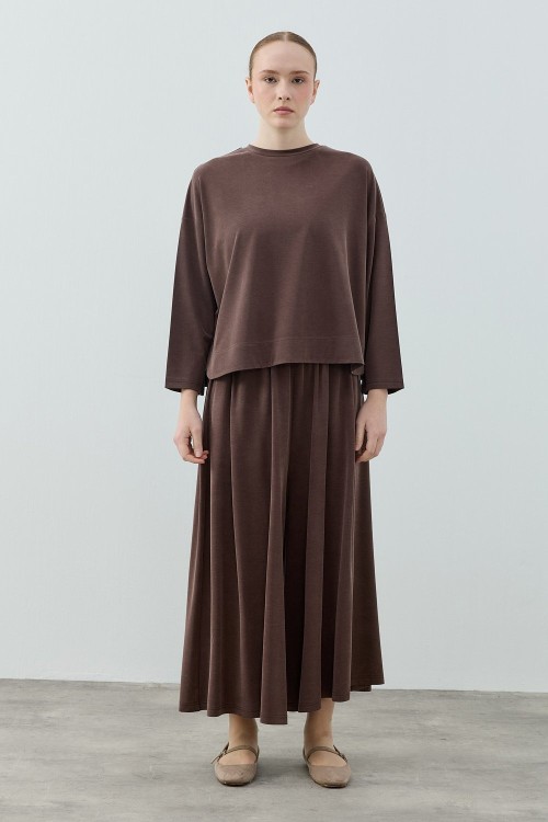 Basic Bambu Takım-Kahverengi-MRW-1804