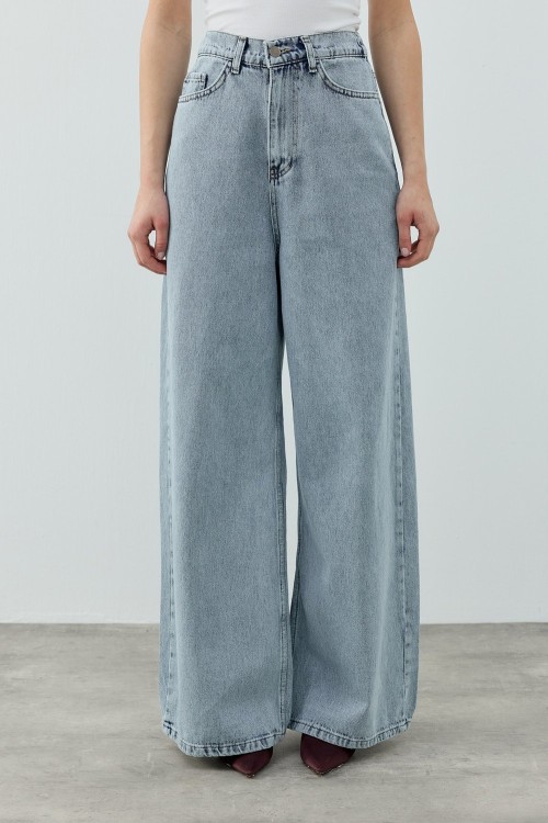 Salaş Denim Pantolon-Ky Buz Mavi -MRW-1690