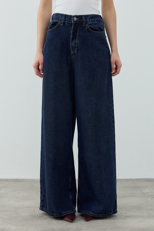 Salaş Denim Pantolon-Lacivert-MRW-1690