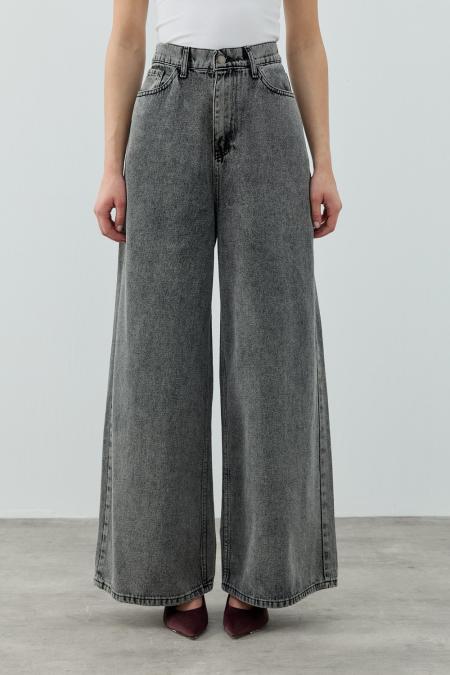 Salaş Denim Pantolon-Ky Füme 