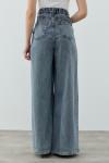 Pileli Denim Pantolon-Ky Mavi -MRW-1691