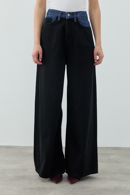 Nolene Denim Pantolon-Siyah -MRW-1692