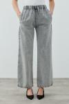 Palazzo Taşlı Denim-Ky Gri -MRW-1693