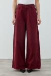 Very Shiny Denim Pantolon-Bordo-MRW-1770