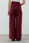 Salaş Denim Pantolon-Bordo-MRW-1690