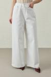 Salaş Denim Pantolon-Beyaz-MRW-1690
