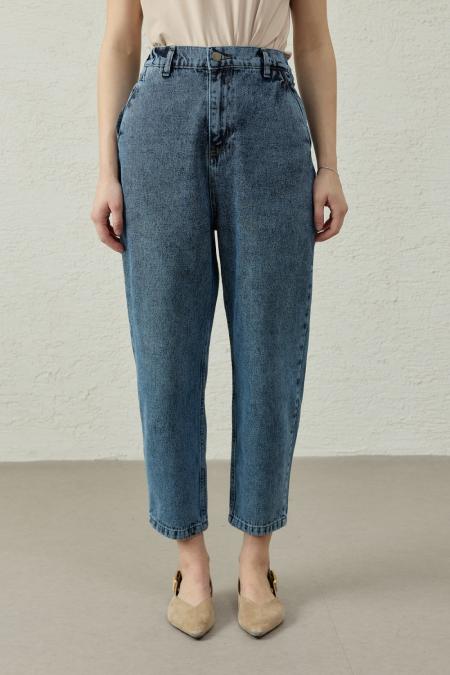 New Basıc Denim Pantolon-Ky Lacivert-MRW-1769