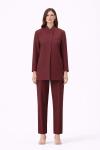 Twin Set Takım-Bordo-MRW-1613