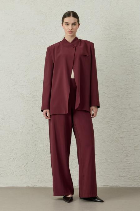 Twin Set Takım-Bordo-MRW-1613