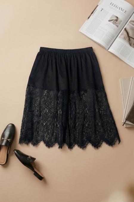 Dantel İçlik-MRW-1609-Siyah